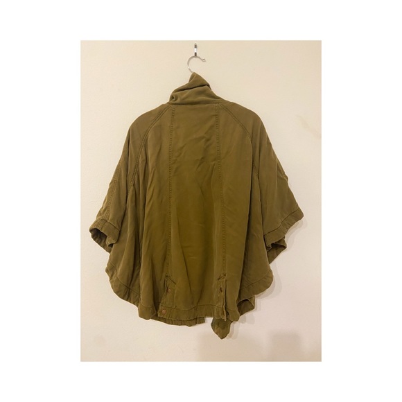 Hei Hei Anthropologie Army Green Dolman Sleeve Jacket Slouchy Bohemian XS/S - Picture 3 of 6